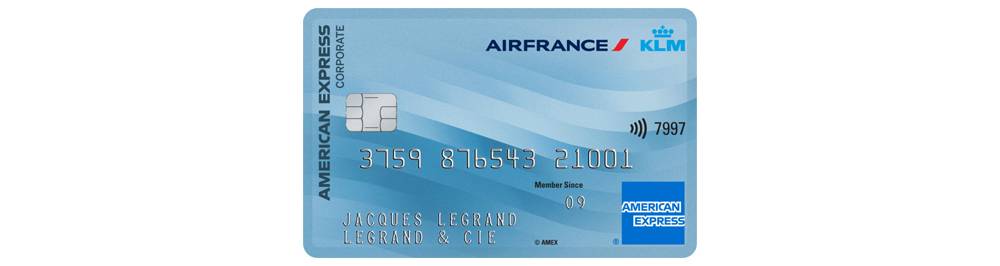 american express klm corporate card