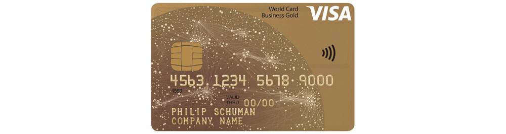 visa world card business gold